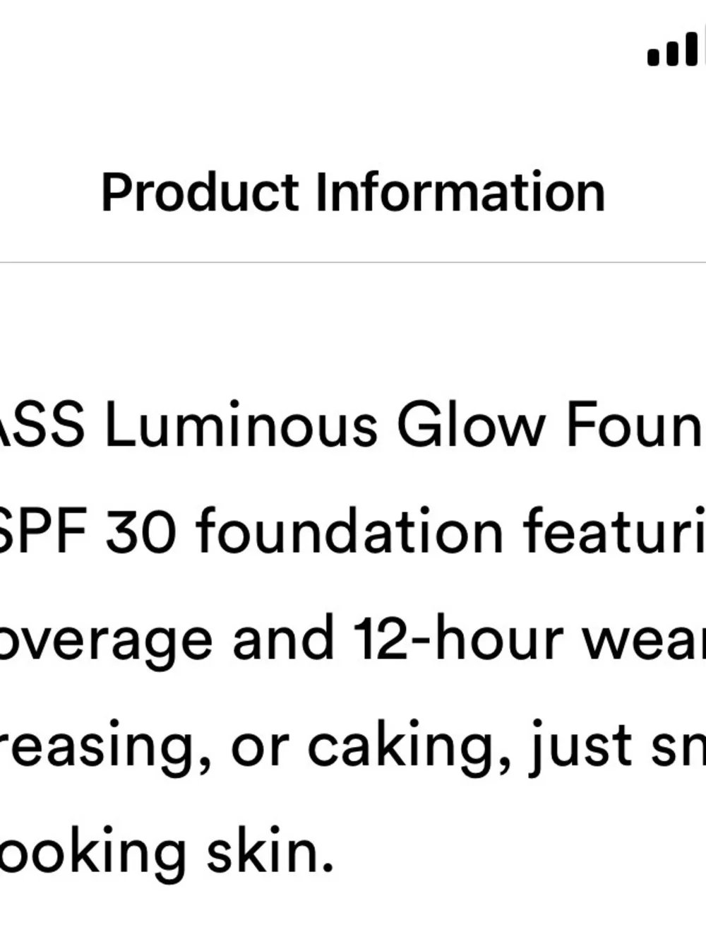 Hourglass Illusion Luminous Glow Foundation SPF 30 - Shade 5Light Warm Golden